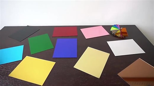 Mirror Reflective Colored Acrylic Sheet Gold Bronze Chrome for Artistic Displays & Furniture