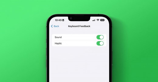 iOS 16 brings haptic feedback to the iPhone's keyboard - 9to5Mac