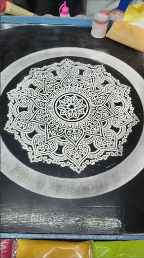 Simple design || easy rangoli || rangoli short || #rangoli #easyrangoli #simple #design