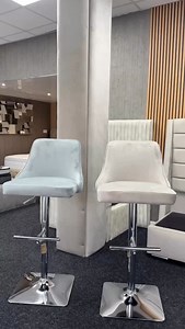 New In: Luxury Bar Stools! ✨ Just arrived in-store—these stunning bar stools featuring a plush fabric in grey or cream, a sleek silver base and a beautifully textured back design with silver knocker back. The perfect mix of style and comfort to elevate your kitchen or bar area! 😍 Come see them in person and find the perfect fit for your space. Available now—don’t miss out! We can also source any other style of barstools 🤍 📍 1-5 Bain Street, G40 2JZ (just up from Barrowlands) ⏰ Opening Hours: 