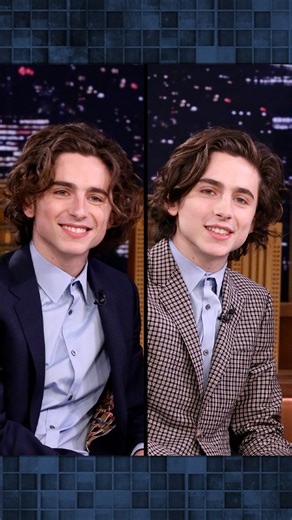 #TimothéeChalamet was so nervous the first time he was on The Tonight Show he couldn't look Jimmy in the face 😂 #FallonFlashback | The Tonight Show Starring Jimmy Fallon