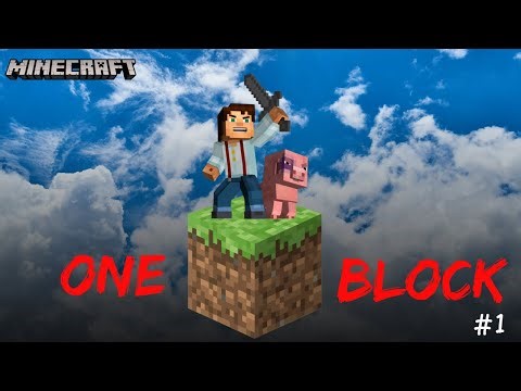 "Surviving on ONE BLOCK in Minecraft! 🌍 | Episode 1 - The Ultimate Challenge Begins!" #minecraft