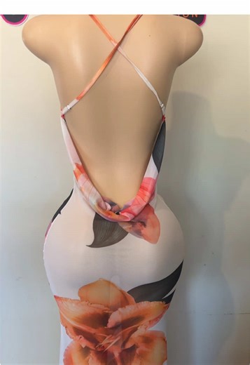 Sexy long mesh open back dress $200 size medium ,small fit, WhatsApp for info delivery available. #sexy #ootdfashion #trini_tiktoks #fypシ゚ #newarrivals
