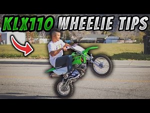 The BEST Dirt Bike To Wheelie Kawasaki Klx110