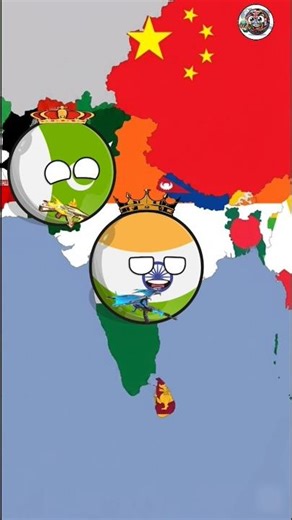India Pakistan Cricket Rivalry Fans|| #countryballs #trending #shorts