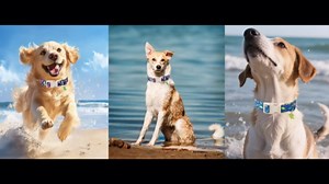 Dog Patriotic Collar, 4th of July, American Flag Dog Collar for Boy Girl Puppy, with Metal Buckle, M