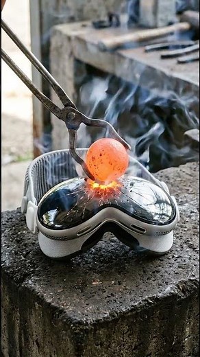 🔥 Hot Ball vs Apple Vision Pro 🥽 | INSANE Heat & Destruction Test! 😱