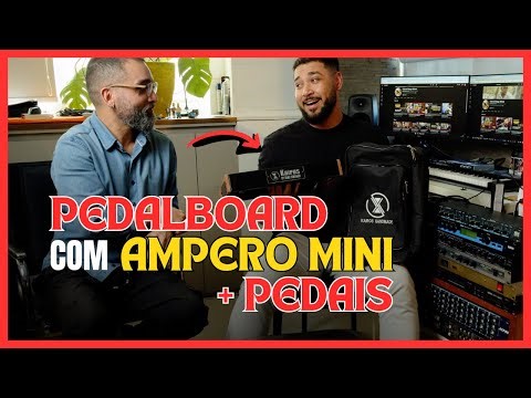 Montei um PEDALBOARD com AMPERO MINI & PEDAIS de forma FÁCIL! VEJA o resultado!
