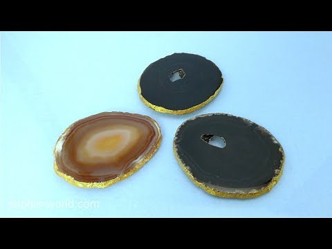 How to Make an Agate Slab Coaster | Sophie's World