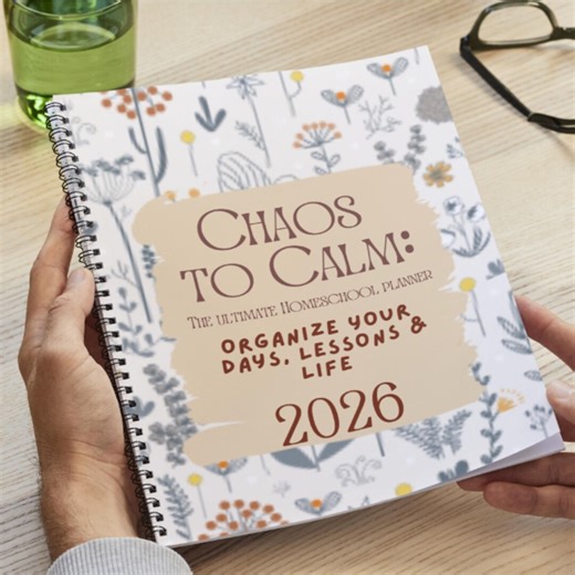 2026 Homeschool Planner Printable, Editable Boho Mom Planner, Daily Weekly Monthly Planner, Curriculum & Lesson Logs, Budgeting, Self Care - Etsy