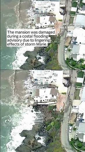 Nicolas Cage's Malibu mansion driveway collapses into sinkhole