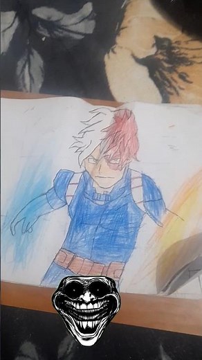 drawing todoroki from my hero academia#trending #drawing #art #myheroacademia