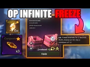BROKEN INFINITE FREEZE GAUNTLET RECIPE THE FORGE
