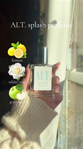 ALT. Splash Extrait de Parfum 🍋🍏 crisp green apple and bright lemon hit first, softened by smooth white rose — refreshing, polished, and easy to wear with a clean, sparkling finish that stays light and uplifting ✨ #altsplash #altfragrances #citrusperfume #fruityperfume #fragrancetok