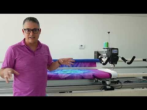 Dream Big Panel with Bernina Qmatic and A Bit Orange