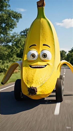 Banana Cars on the Road? AI Made This Impossible Ride! 🍌🚗