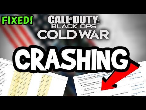 How To Fix COD COLD WAR Crashing! (100% FIX)