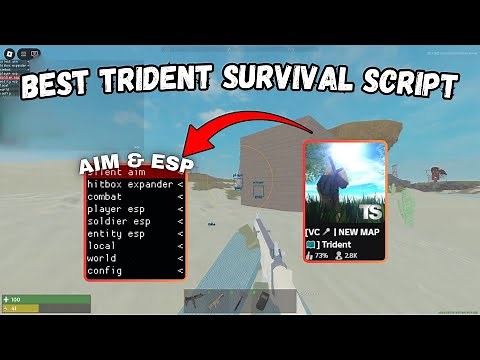 Trident Survival Script Hitbox | ESP | Silent Aim | FREE