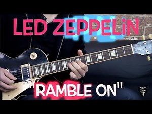 Led Zeppelin - "Ramble On" - Rock Guitar Lesson (w/Tabs)