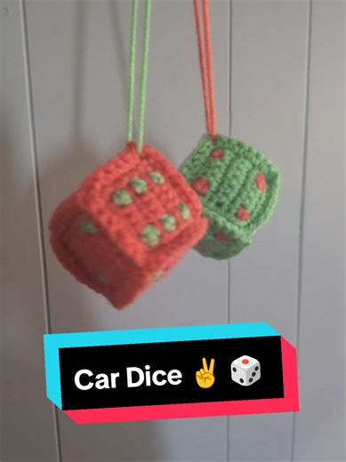 Fuzzy Dice for Your Car: DIY Crochet Fun