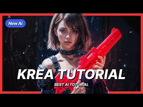Krea AI Tutorial (FULL VIDEO) - NEW Real-Time AI Image & Video Generation + Create & Enhance!