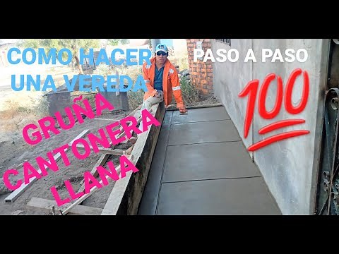 HOW TO MAKE A SIDEWALK