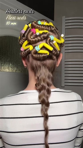 Achieve Overnight Heatless Curls with Flexi Rods