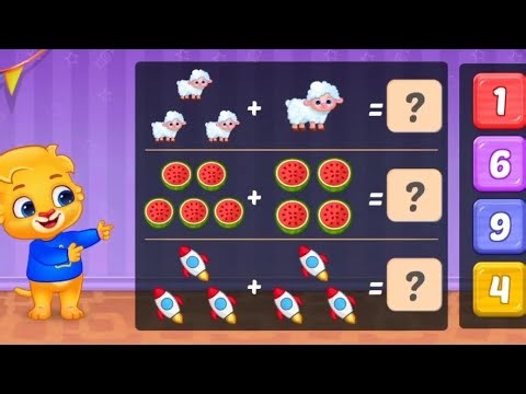 Easy Math addition for kids class 1-2 |कक्षा 1 गणित बच्चों के लिए| বাচ্চাদের জন্য প্রথম শ্রেণীর গণিত