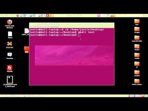 how to create and delete (remove) directories in linux - via the terminal