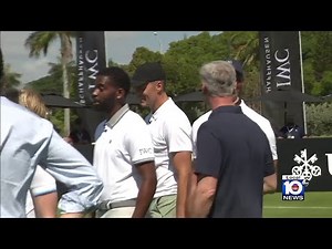 Formula 1 Miami 2022: Lewis Hamilton and Tom Brady play golf for a cause