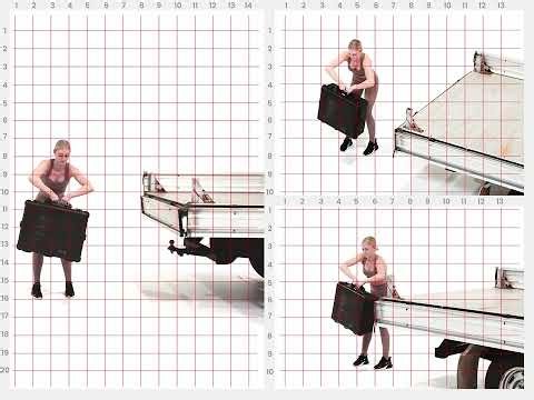 Lift Hard Case | Animation Reference | Slow + Grid | Body Mechanics for Animation