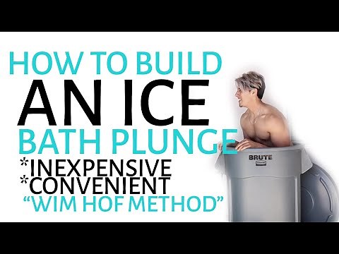 How to Build an ICE BATH Plunge CHEAP DIY | Wim Hof Method