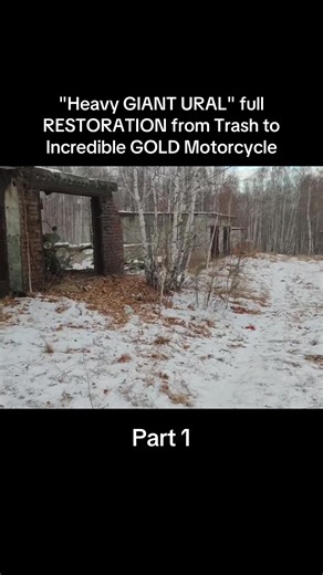 Transforming an Abandoned 'Heavy GIANT URAL' Motorcycle