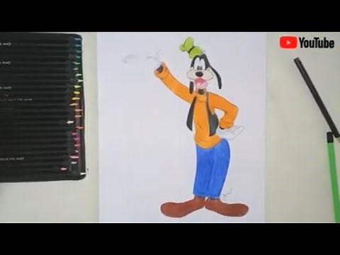 Cómo dibujar a Goofy/ How to draw a Goofy