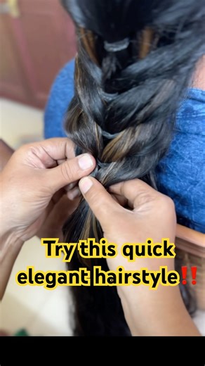 Effortless Engagement Hair Tutorial💕#engagementhairstyle #1minhairstyle