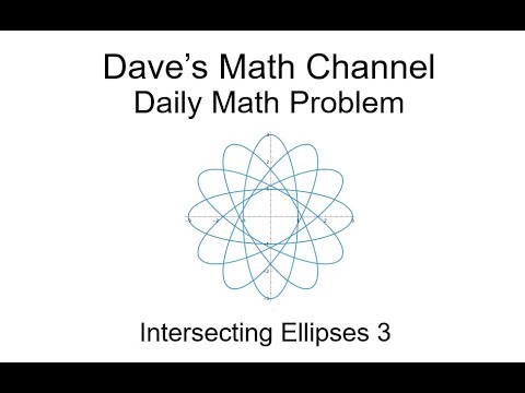 Daily Math Problem, 01-18-26: Intersecting Ellpses 3