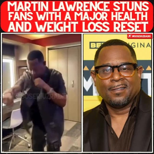 Martin Lawrence debuts a refreshed new look after his recent health journey 👏🏾❤️ #martinlawrence #healthtransformation #blackactor | soseriuzradio