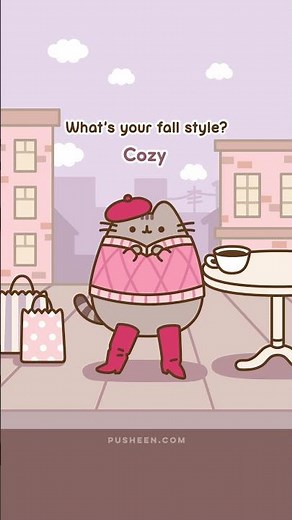 Pusheen: What's Your Fall Style?