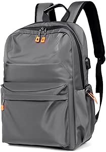 Travel Laptop Backpack, Durable Water Resistant Computer Bag Gifts for Men & Women Fits 14 Inch Notebook (Dark Grey)