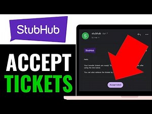 How to Accept StubHub Tickets 2025 (QUICK & EASY)