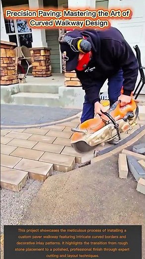 Precision Paving: Mastering the Art of Curved Walkway Design