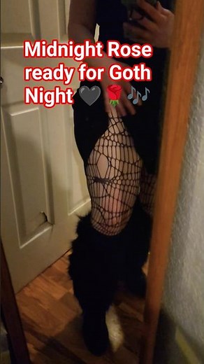 Fishnets, Boots & Sisters of Mercy 🎶Midnight Rose is Goth Night Ready!🖤🌹🎶