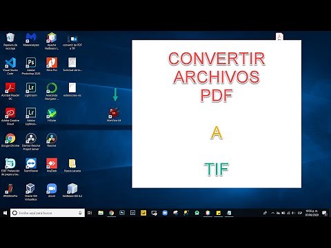 Como convertir varios documentos PDF a formato .TIFF