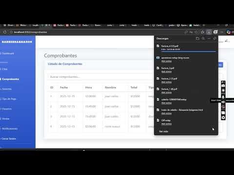 SPRING BOOT| Sistema De Citas Y Reportes para una barberia