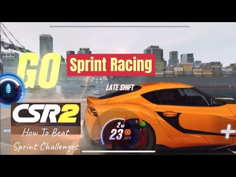 [CSR2]How To Beat Sprint Challenges - Tune and Shift Pattern #csr2 #sprint Han’s Toyota Supra