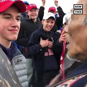 Teenagers wearing MAGA hats were caught on tape mocking a Native elder at the Indigenous Peoples March — and even Rep. Deb Haaland publicly responded | NowThis Impact