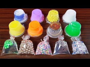 Making Slime With Bags And More Stuff - Satisfying Slime Video