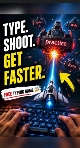 This Free Game Will Improve Your Typing Speed ⌨️🚀 #shorts #typing #ztype