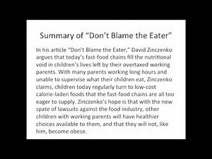 Part 1: Summarizing a Text