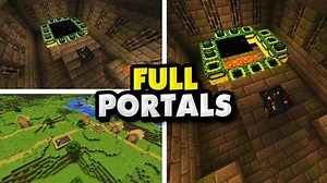 5 Minecraft 12-EYES END Portal Seeds!  (Java Edition 1.21.8)